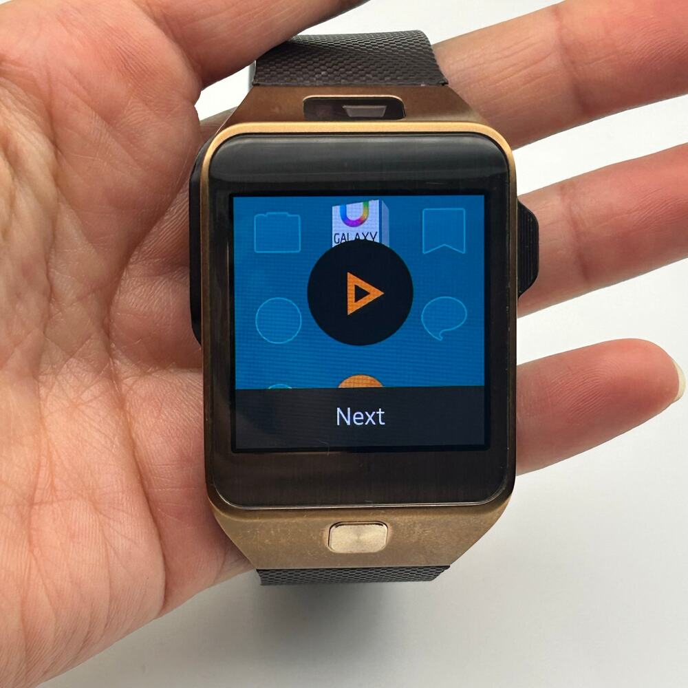 Samsung Gear 2 Rose-gold Black Smartwatch 1.63-inch Screen Front Camera - Picture 6 of 9